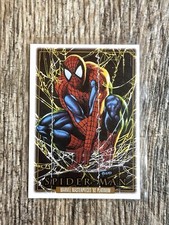 2024 MARVEL MASTERPIECES 1992 '92 PLATINUM SPIDER-MAN LEATHER PARALLEL INSERT 87