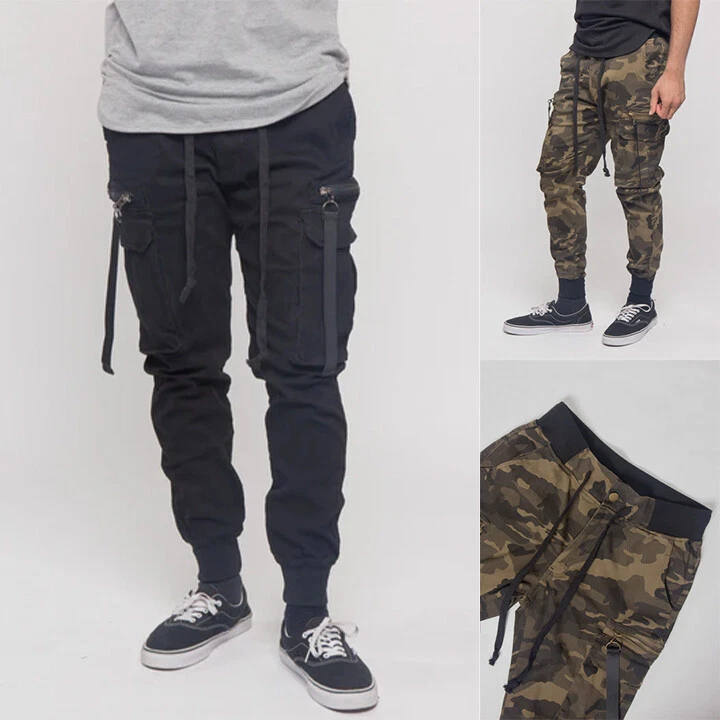 Victorious Men's Essential Ribbon Utility Pocket Drawstring Jogger Pants JG3027
Opens in a new windo