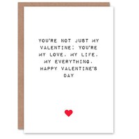 Liebe Leben Alles Jahrestag Valentinstag Liebeskarte Valentinskarte