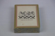 Vintage Redislip Wirtz World Travel Playing Cards NOS Fond du Lac WI Wisconsin
