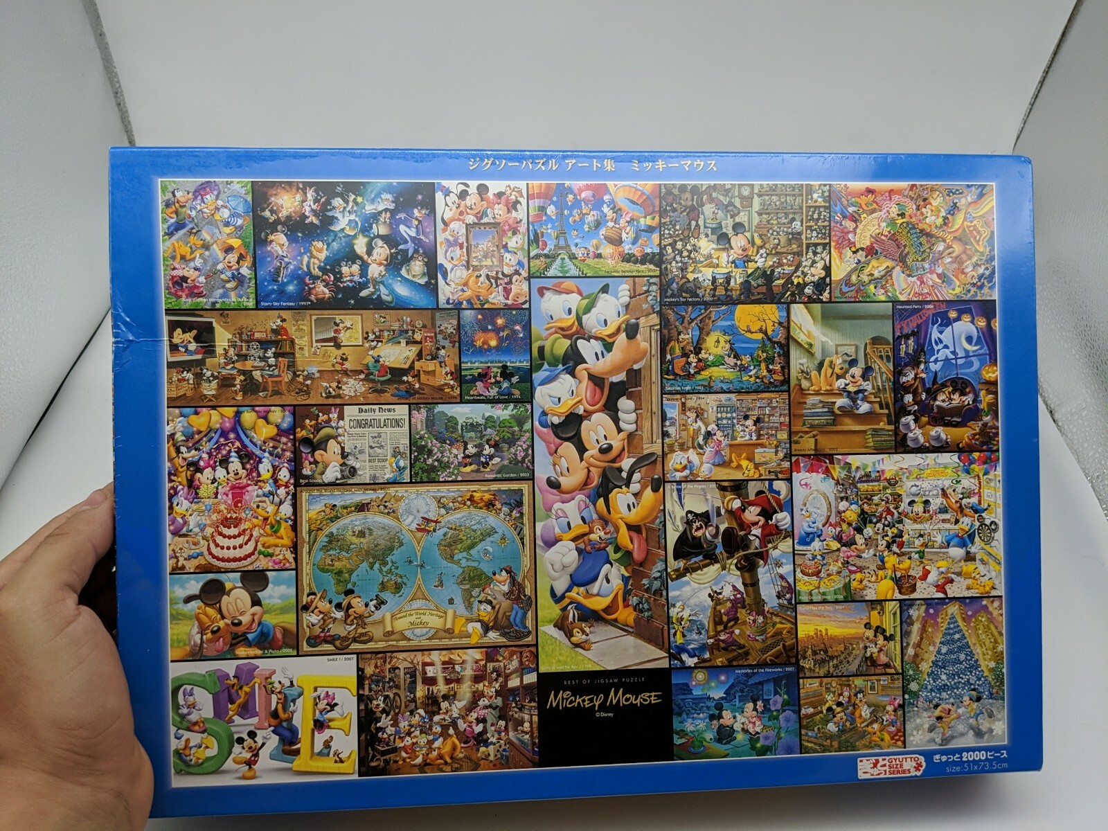 Jigsaw Puzzle 00 Pcs Art Collection Mickey Mouse Gyutto Series 51x73 5cm Tenyo For Sale Online Ebay
