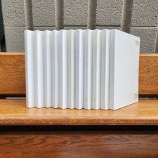Lot of 10 Empty WHITE DVD Cases PLEASE Read Description Includes DVDs Movies