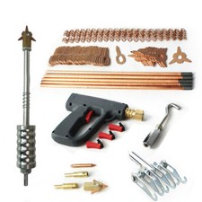 86PCS Dent Puller Kit Car Repair Tools Hand Body Spot Welder Gun Welding Machine