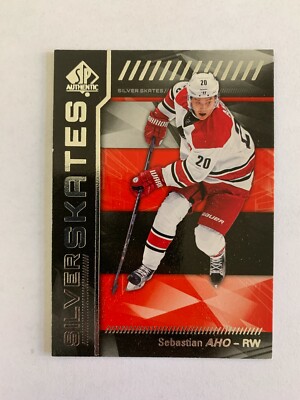 2016-17 SP Authentic Silver Skates #SSSA Sebastian Aho - Carolina Hurricanes