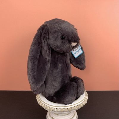  Medium Bashful Inky Bunny 黒 うさぎ Bashful Inky Bunny - Official Jellycat