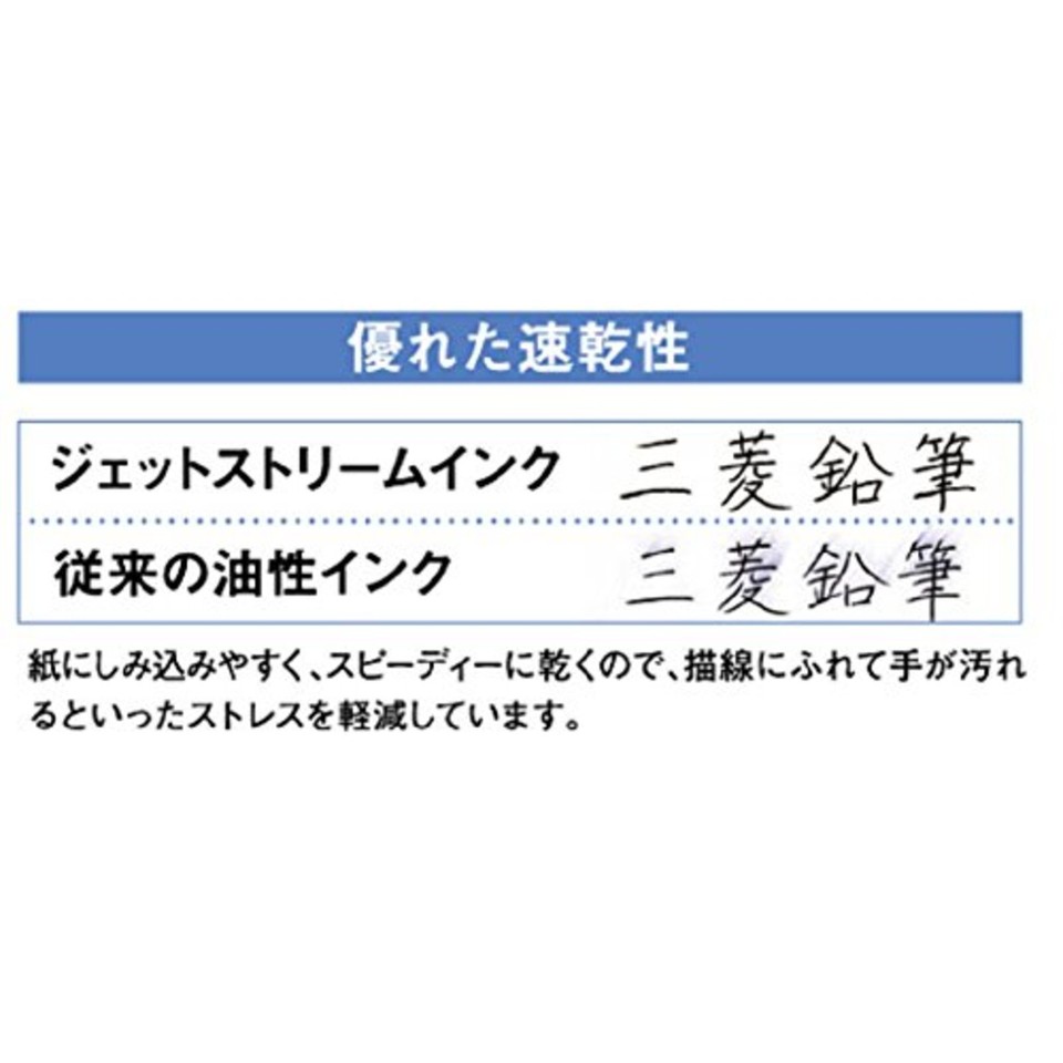 Mitsubishi pencil pen holder Jetstream 0.5 5 color multifunction black