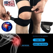 Knee Brace Support Patella Strap Compression Arthritis Pain Relief Running Sport