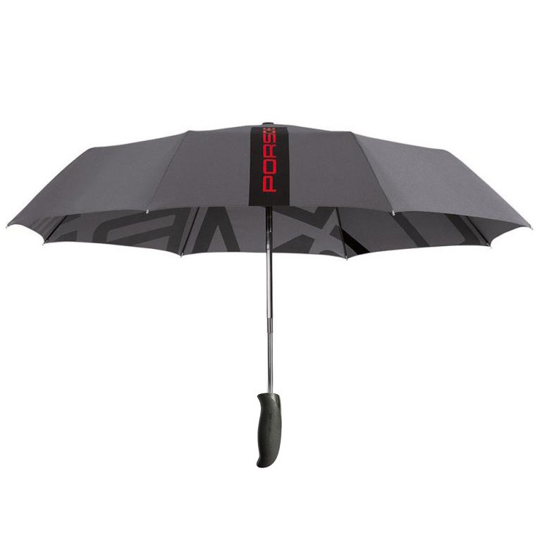 Porsche Design Compact Travel Folding Windproof Umbrella Premium Gray
