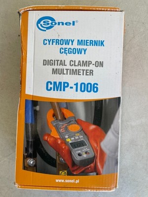 Sonel CMP-1006 1000A AC/DC TRMS Digital Clamp Meter Multimeter CAT III 600V NIB