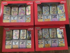 Pok mon TCG Scarlet Violet 151 Mini Tin 4-Pack Sam s Club Factory Sealed