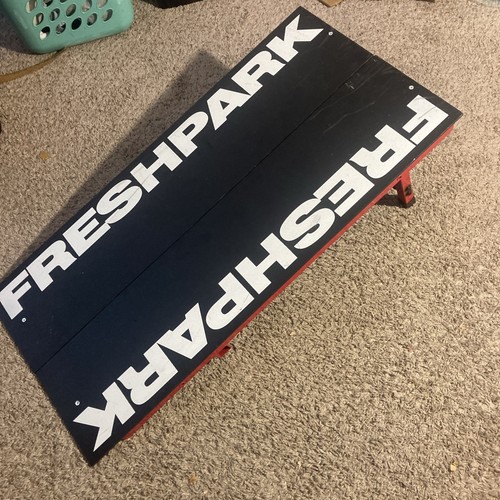 FRESHPARK Ramp BMX Skateboard Scooter RC Mini Wedge Kicker Jump Ramp 39.5” 11.5”