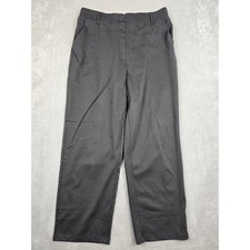 32 Degrees Stretch Twill Pants Women M Gray Elastic Waist Lyocell Blend