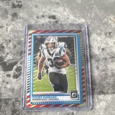 2024 Panini Donruss Optic Prizm Chuba Hubbard #28 Carolina Panthers NFL