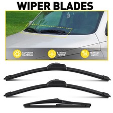 3PCS Front&Rear Windshield Wiper Blade For Ch...