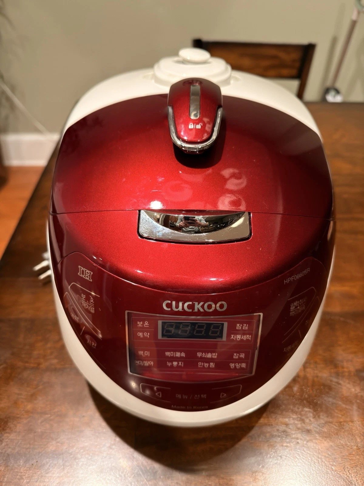 Cuckoo HPF0680SR IH Pressure Rice Cooker Korean Ver w/Korean Plug – Used