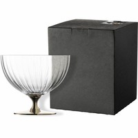 Eisch Schale Auf Fuß FußSchale Servierschale Salatschale Dekoschale Platin Ø22Cm