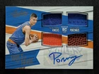 2015-16 Panini Absolute KRISTAPS PORZINGIS 14/99 RC Quad Patch Auto #TTM-KP