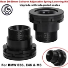Pair 20-50mm Height Adjustable Rear Spring Perche Lowering For BMW E36, E46 & M3