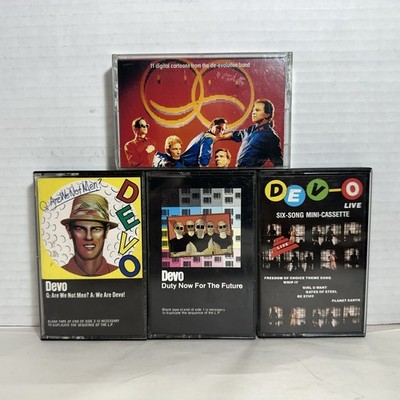 Devo ,4 Cassettes,Are we not men,Duty Now for the future,dev - o live,total devo