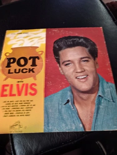 ELVIS, POT LUCK LP  1962 STEREO RELEASE, PRESSED AT RCA RECORDS , VG