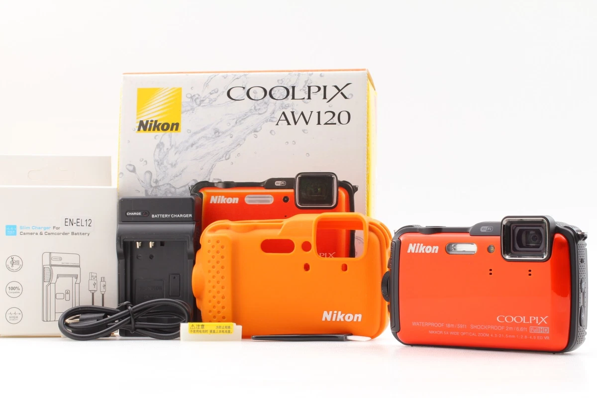Nikon COOLPIX AW120 3-9.9x Optical Zoom Digital Cameras for Sale