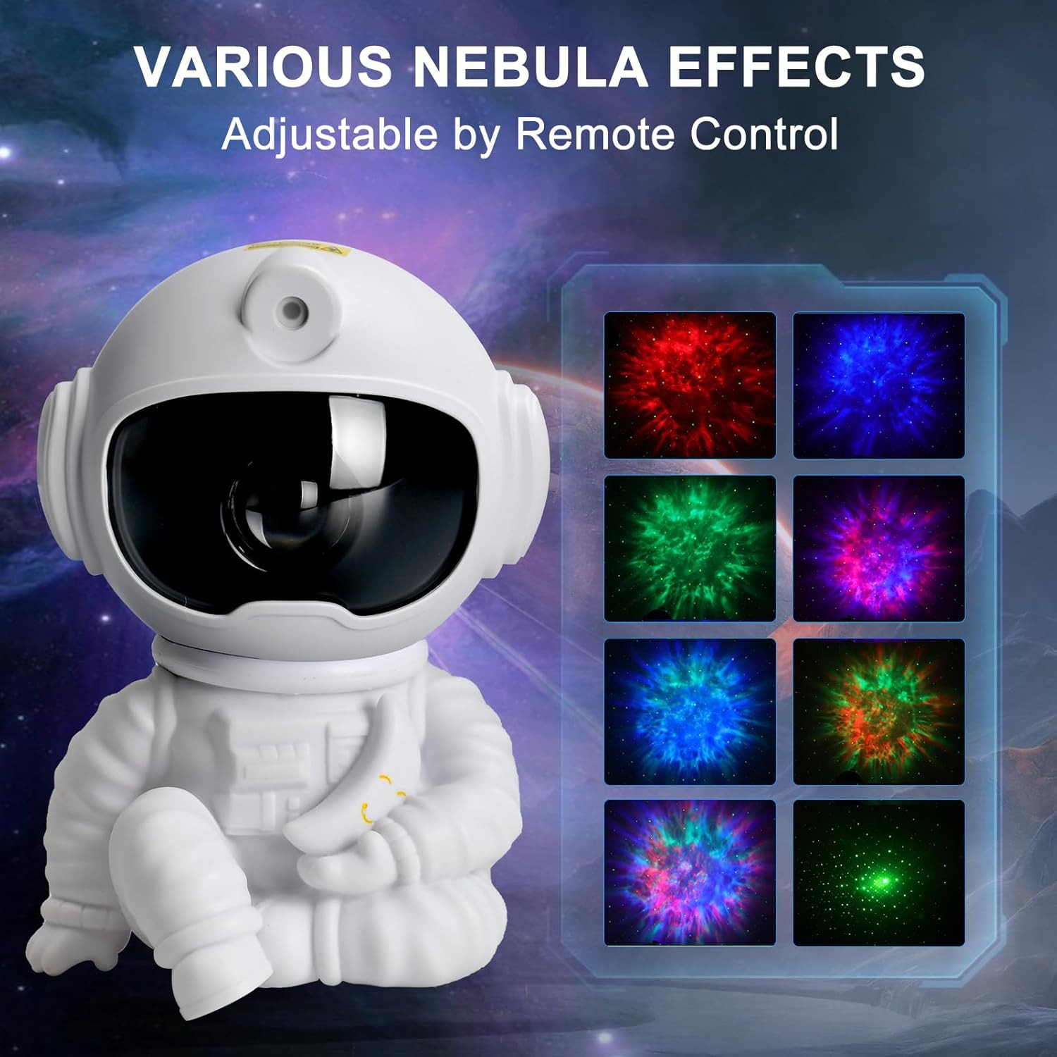 Astronaut Galaxy Projector Night Light: Stocking Stuffers for Kids Teen Girls...
