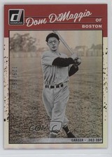 2023 Panini Donruss Retro 1990 Career Stat Line 329/383 Dom DiMaggio #280 4pn