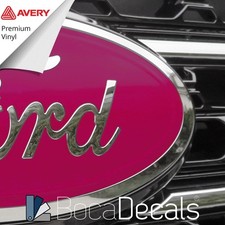 Bocadecals Emblem Insert Decal Overlays For 2020-2026 Ford Explorer Set Of 2