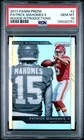 2017 PANINI PRIZM RC INTRODUCTIONS #2 PATRICK MAHOMES II PSA 10
