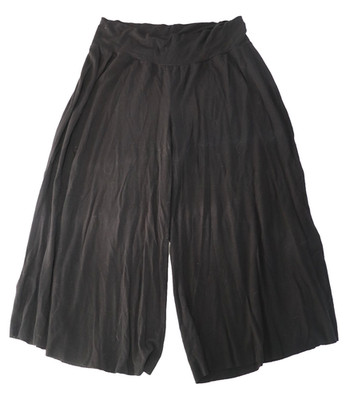 Rachel Pally Black Gauchos Wide Crop Pants Women's Plus Size 3X Pre-owned