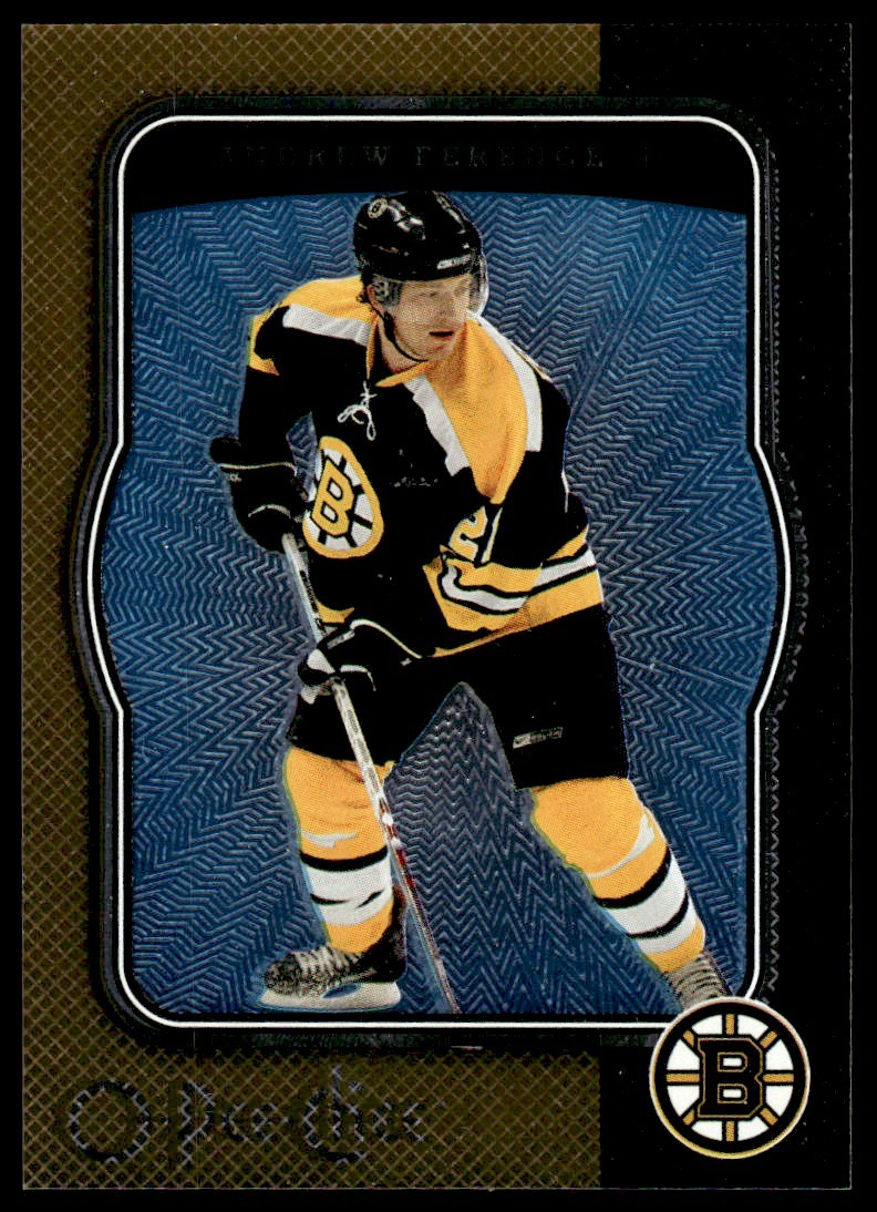 2007-08 O-Pee-Chee Micromotion Andrew Ference Boston Bruins #45