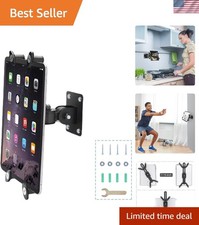 Universal Tablet Wall Mount with 360  Rotation for 7 to 13 Inch Tablets - Black