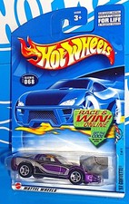 Hot Wheels 2002 Corvette Series #68 '97 Corvette Mtflk Purple w/ 5SPs