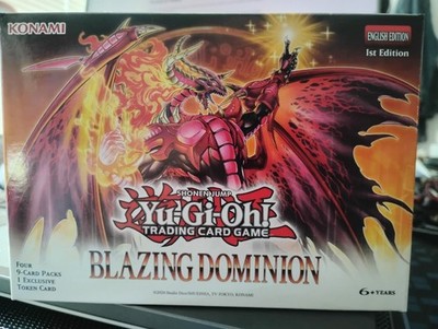 Yu-Gi-Oh Blazing Dominion 1st Edition Booster Box! New Factory Sealed!