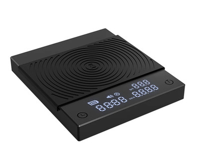 Black Mirror Basic 2 Kaffeewaage mit digitalem Timer mit automatischem Timer für