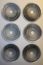 Lot of 6 Glass Fresnel Lens 8 1/4 Inch Diameter Prescolite 90 L