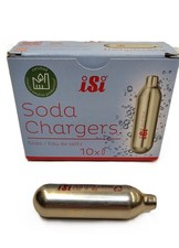 iSi Soda Kapseln CO2 Patronen 10 Stück für Soda Siphon Sprudler, Kohlensäure