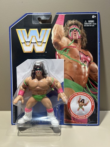 WWE Mattel Retro Series 1 Ultimate Warrior MOC Bra...