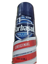 Shaving Cream Barbasol Original Soothing Thick Rich Shaving Cream 7oz D11