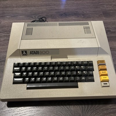 Vintage Atari 800 Computer Console Serviced Tested & Working NO POWER SUPPLY