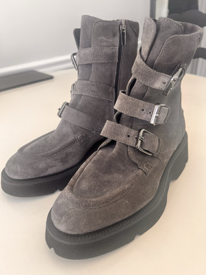 New La Canadienne BENWIN SUEDE BOOTIE Sz EU37.5 US7 