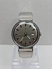 Timex Viscount 1971 Silver Date Watch Self Winding Retro Don Juan By Flatau Cuff