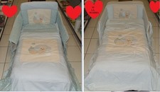 OFFERTISSIMA CAPRICCI COMPLETO PIUMONE CUCCIOLO CELESTE LETTINO 4-PZ