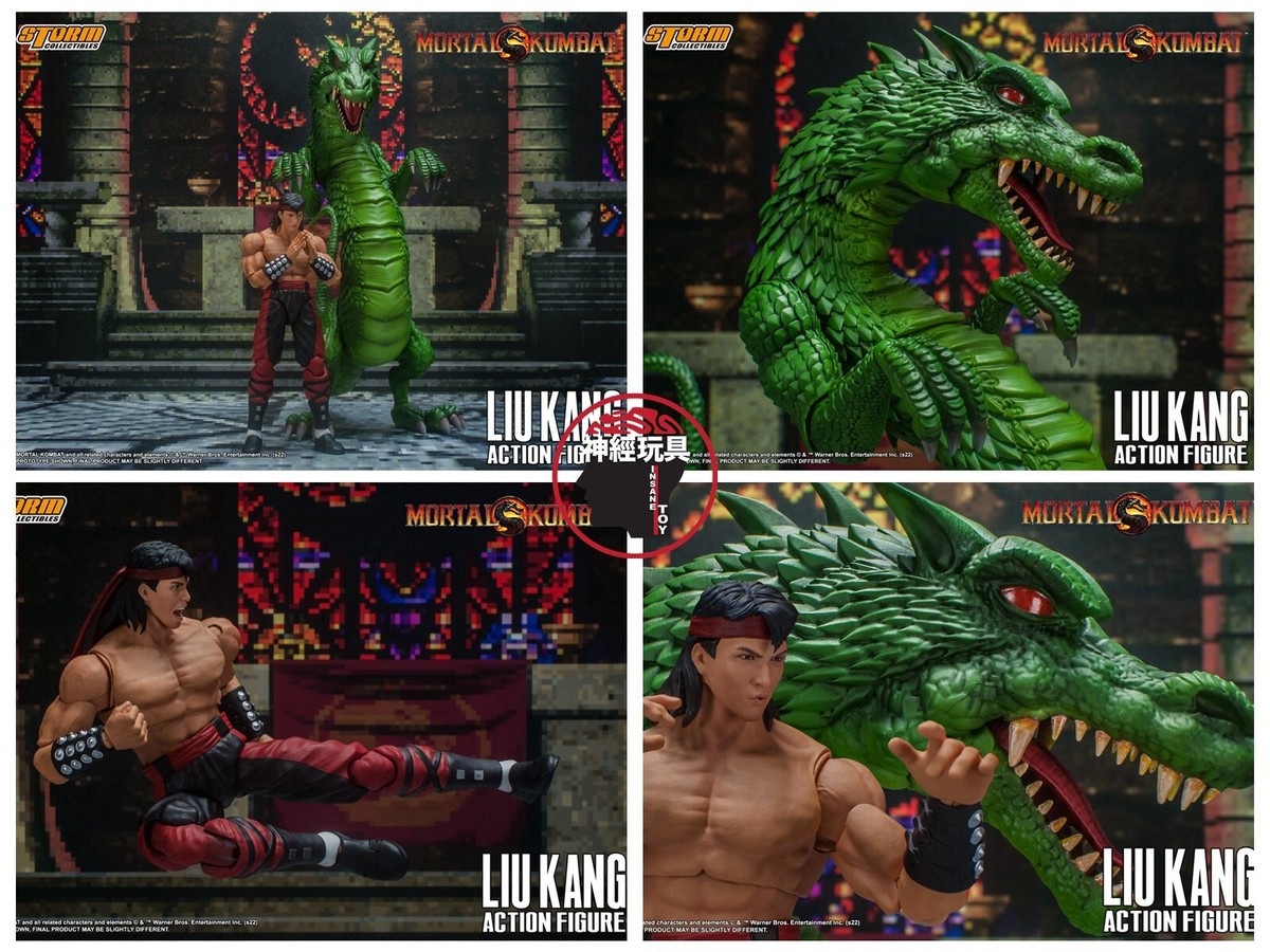 STORM COLLECTIBLES 1/12 LIU KANG & DRAGON - MORTAL KOMBAT