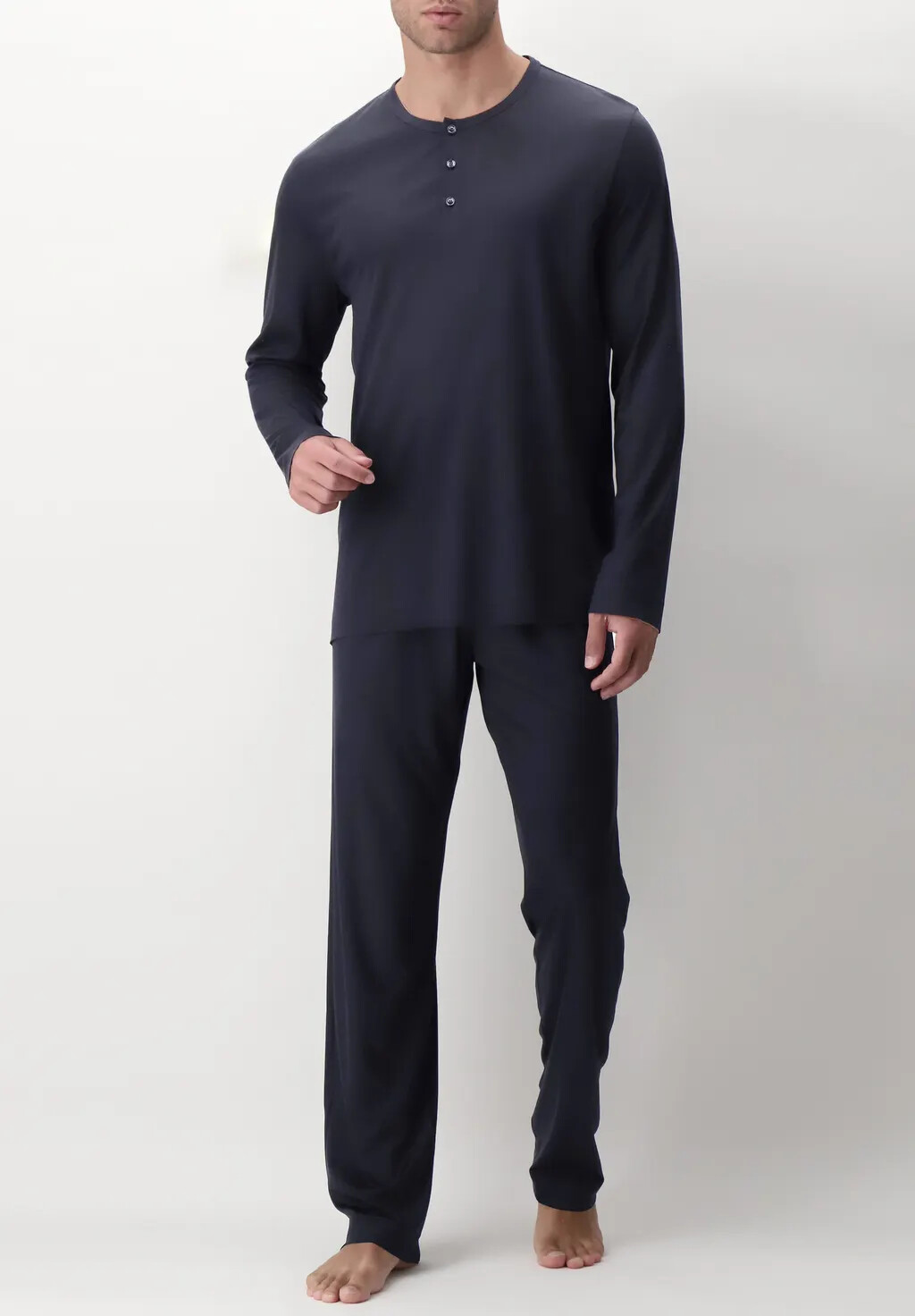 Pijama de franela camisa larga perofil hecho de fibra natural modal fina