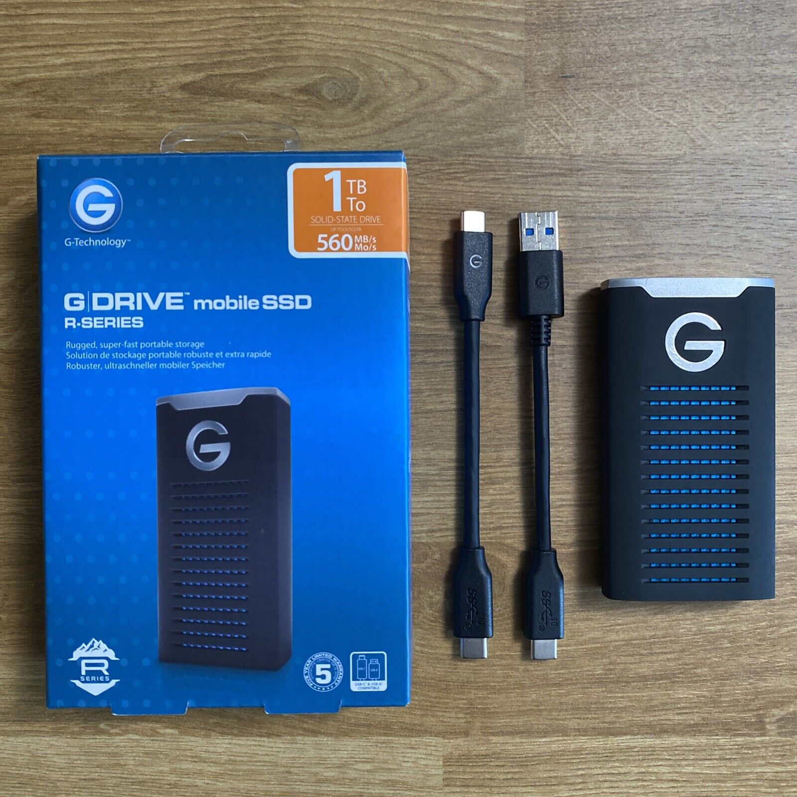 G-Technology G Drive R-Series 1TB, External, 2.5 inch (0G06053) Mobile SSD