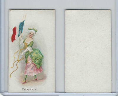 C91 Imperial Tobacco, Flag Girls, 1910, France