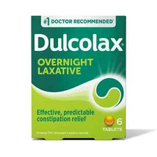 Dulcolax Stimulant Laxative Tablets, Gentle Constipation Relief with Magnesium H