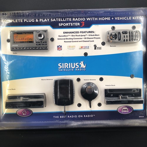 Sirius Sportster 5 SP5TK1 – Kit Ricevitore Satellitare Per Auto (scatola Aperta, Mai Usato)