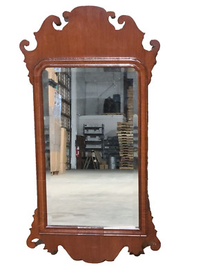 Friedman Brothers Williamsburg Mahogany Chippendale Mirror Looking Glass CWLG9